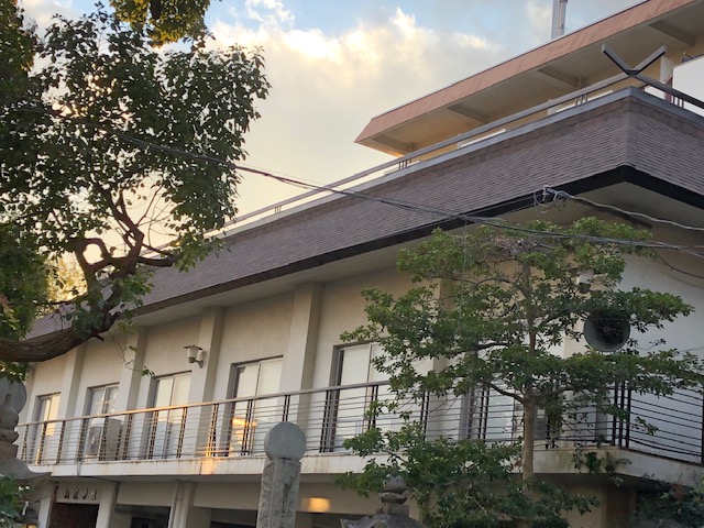 神社ホール屋根工事